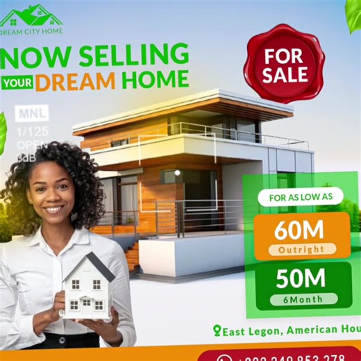 A Simple and Clean Design For Dream Cith Home 🏠 I designed Excellence #knoxGraphix 🧑‍💻