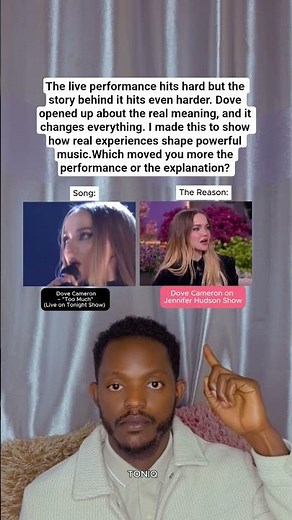 Showing You Dove Cameron What Inspired Her Viral Song "Too Much"#DoveCameron #TooMuch #TonightShow