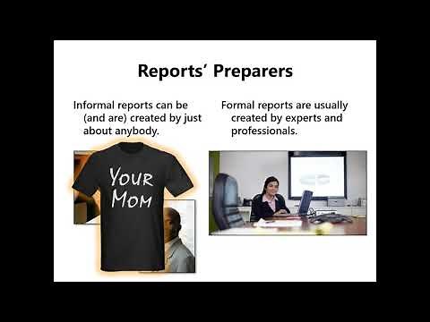 Informal Reports -- A brief intro and how-to