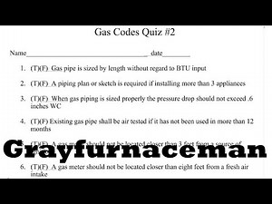 Gas codes test 2