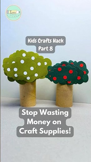 DIY Earth Day Tree Craft Using Recycled Materials | Toilet Roll Kids Craft Idea #diy #craftideas