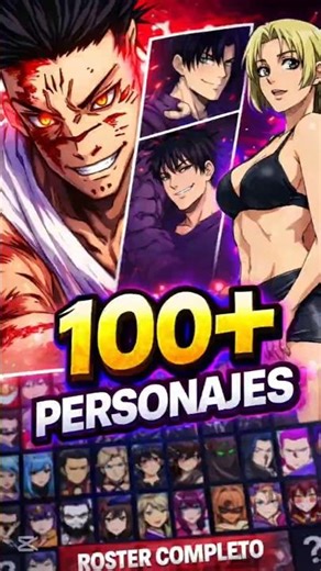 Este MUGEN de Jujutsu Kaisen tiene TODOS los personajes 😱 #jjkgame #anime #mugen