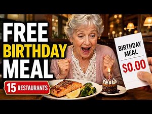 15 Restaurants Giving Seniors Free Birthday Meals — Don’t Miss #9