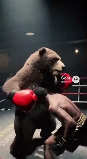 Bear vs Human Boxing Match – Insane Backyard Fight! #bear