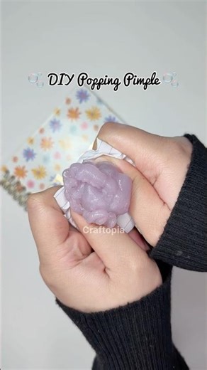 DIY Cute Popping Pimple 💥 #diy #craft #crafts #pimple #thingstodo #papercraft #craftopia