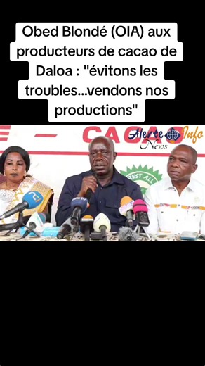 Problème des producteurs de cacao
