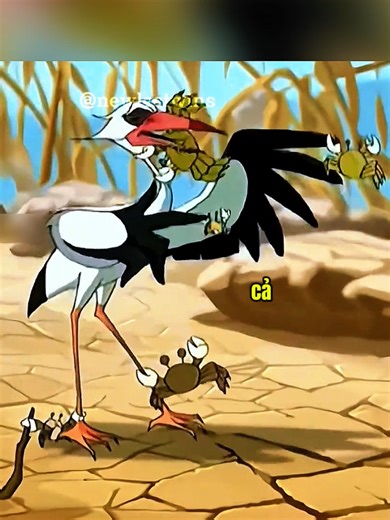 Cuộc Chiến Sinh Tồn Giữa Sếu Trắng và Cua Chạy Trốn P2 #hoathinh #tomandjerry #vuinhon #review #newlestwins