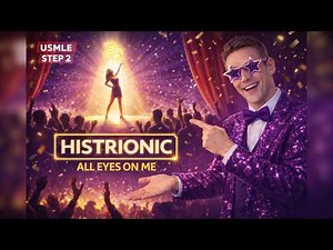 Histrionic Personality Disorder: Diagnosis and Differentials (USMLE) | CRASH! Psychiatry