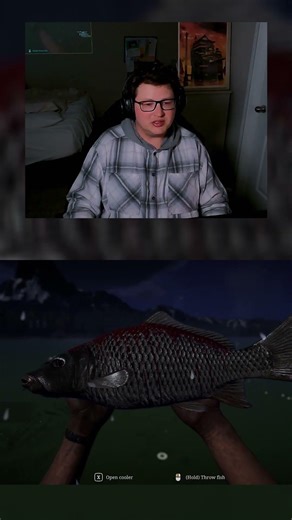 What do you mean the fish can talk?! #fishing #horror #indiegame #gaming #gameplay
