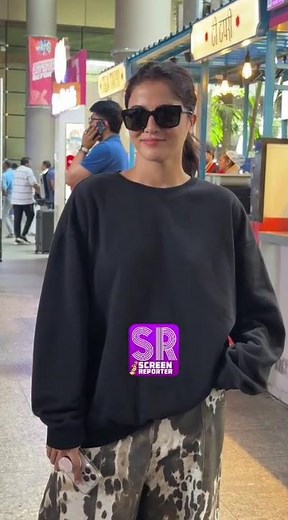 Wamiqa Gabbi Spotted at Airport, Keeps It Effortlessly Stylish #wamiqagabbi