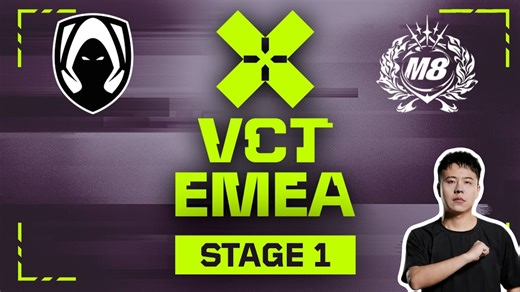 【2026VCT EMEA 第一赛段】4月24日 TH vs M8 //babyblue解说