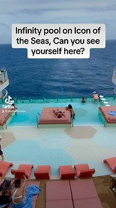This is Hideaway Infinity pool on Royal Caribbean Icon of the Seas! It’s the perfect place to spend a day at sea! Let’s get you booked TODAY! Info@MadHatterAdv.com | Mad Hatter Adventures