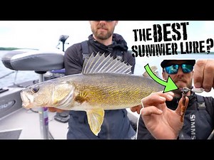 CRUSHING BIG Walleyes on the BEST Summer Walleye Lure!
