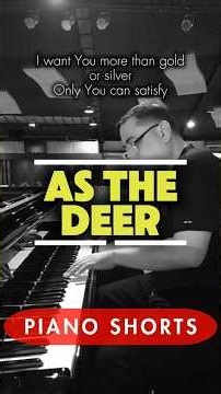 As the Deer | Piano Worship Instrumental | Lyrics, Chords & Devotional