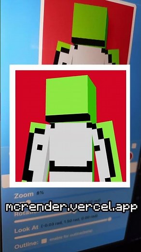 Creating Minecraft Profile Pictures has never been easier #minecraft #shorts