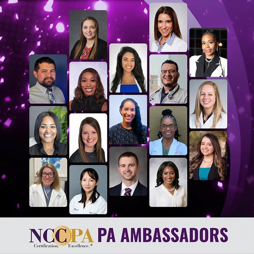 NCCPA is thrilled to announce the 2025-2026 cohort of PA Ambassadors, a dynamic group of Board Certified PAs who will serve as mentors and champions for the profession over the next year. Stay tuned to learn more about each of these 17 PAs who represent diverse specialties including neurosurgery, dermatology, pediatrics, oncology, cardiothoracic surgery, critical care, family medicine and more. Kindly join us in giving them a warm welcome! https://nccpacc.us.newsweaver.com/nccpa-news/10utgy8dwka