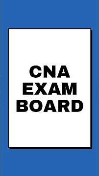 CNA Exam Board 2026: How to Pass FAST (Full Guide + Practice Questions)#nursingassistant #nursing