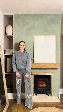DIY fireplace transformation on a budget 🔥✨
