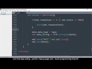 Live chat app | Part10 collect user input2 | Javascript, AJAX, HTML, CSS, JSON, PHP, MYSQL Tutorial