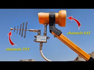 How to operate TNT terrestrial and satellite channels with one TV cable