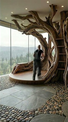 Luxury Spa Bathroom With Natural Wood And Relaxing Zen Vibes