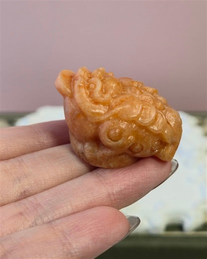 Sunstone Mini Money Toad – Intuitively Chosen - Etsy