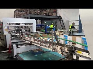 Fully Automatic Corrugated Carton Folder Gluer Machine | Box Folding & Gluing Line