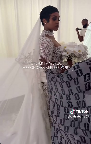 Chioma and Davido's Elegant White Wedding in Miami