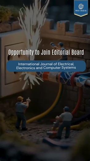 MRI INDIA | The International Journal of Electrical, Electronics and Computer Systems is now accepting applications for Editorial Board Members for its... | Instagram