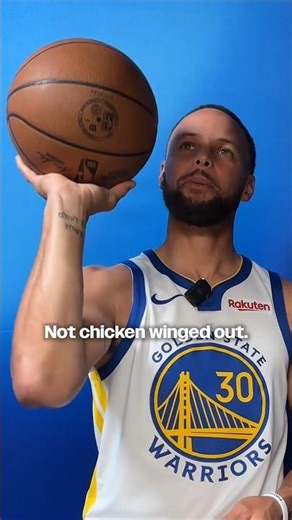 Shooting Form Fix in 30 Sec (Steph's Way) 🏀 #basketball #skills