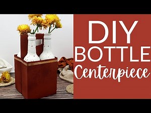 DIY Table Centerpiece Out of Beer 4-Pack - An Upcycled DIY Decor Item!