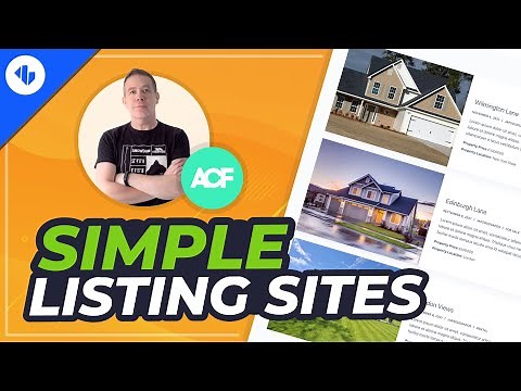 Simple WordPress Listing Website | Blocksy & ACF