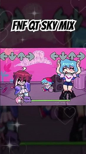 FNF QT SKY MIX #fnf #animation #dance #sky