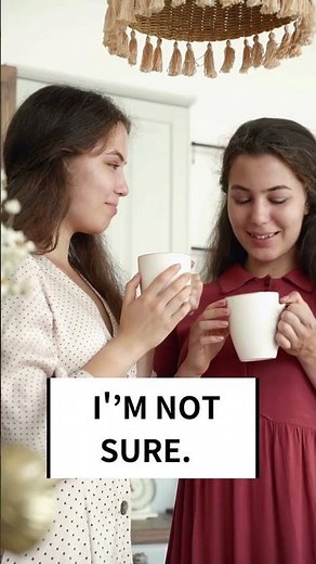 教科書英語 vs リアル英語｜“I’m not sure.”の自然な使い方
