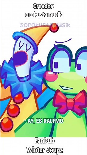 Ribbit y Jax se burlan de Kaufmo - Fandub Español Latino #shorts #theamazingdigitalcircus #fandub