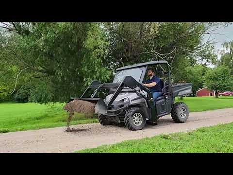 Best UTV Loader | Wild Hare's UTV Front End Loader Showing Capabilities