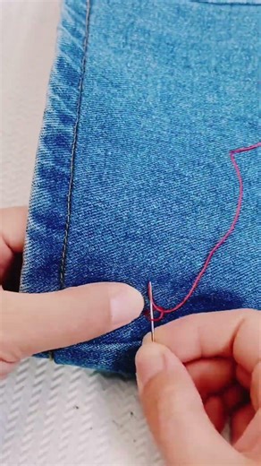 Professional Way to Fix Long Jeans Hem at Home!