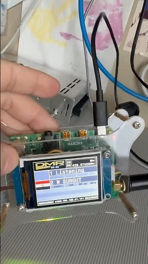 Raspberry pi4+mmdvm hat+ nextion dispay