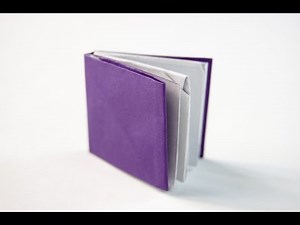 Como hacer un mini libro de papel | Origami book