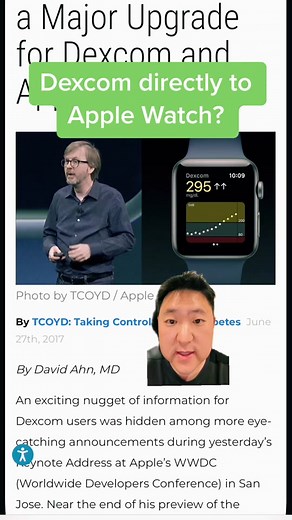 I boldly predict that the #DexcomG7 will support direct-to-watch glucose data (no iPhone required) as a result of new watchOS features announced at Apple’s annual developer conference WWDC on June 5. I have zero inside info so it’s all wishful thinking on my part. (I literally could have made this prediction for the past 5 WWDC conferences since this feature was literally already announced at WWDC back in 2017.) I’ll most likely be proven wrong after June 5, but this time of year (May and June) 