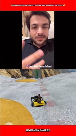 Ashish Chanchlani Admits to doing "Fake Marketing" of Ekaki! 😳 #shorts