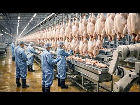 Modern Chicken Meat Processing Factory | Chicken Factory