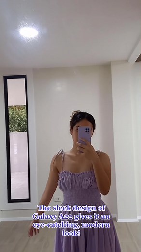 Some of the cool features on my @samsung #GalaxyA22 have left me speechless! It's an ideal match and a must-have device for content creators like me. From its one-of-a-kind design to its 48MP main camera with Optical Image Stabilization, nothing could be better! This phone really powers up my everyday content!Check out these awesome features of the Galaxy A22 at samsung.com/ph #TeamGalaxy