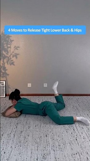 4 Home Exercises to Release Lower Back & Hip Tension, Perfect for Sitting or Standing
