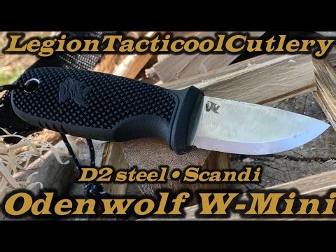 OdenWolf W-Mini 2 Scandi in D2 steel