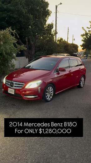 2014 Mercedes B180 Inna Di Pipeline ‼️‼️ Radio,Ac,rims,Fully Powered,Fully loaded ✅ Buy & Drive✅ Drives super good✅ Solid engine & transmission✅ ONLY $1,280,000 FIRM‼️‼️CHEAP CHEAP✅ 🏠Visit us on 7a North Avenue ☎️Call us on 876-835-4775 / 8765408757 / 876-371-0127 | Jkautodynamicsltd