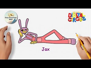 How To Draw Jax from The Amazing Digital Circus | Easy Drawings BRO