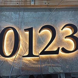[Hot Item] Professional Custom LED Backlit Electric House Numbers for Signs