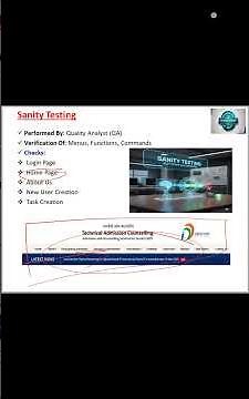 Sanity Testing | Software Testing | @conceptofcomputer37