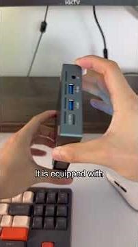 It looks strange, but it's a great helper for work! Higole Gole2 Pro MINI PC！！